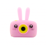 Детский фотоаппарат Kids Camera Розовый Зайчик-1